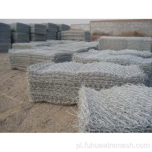 Kosze do materacji Gabion w stalowej siatce